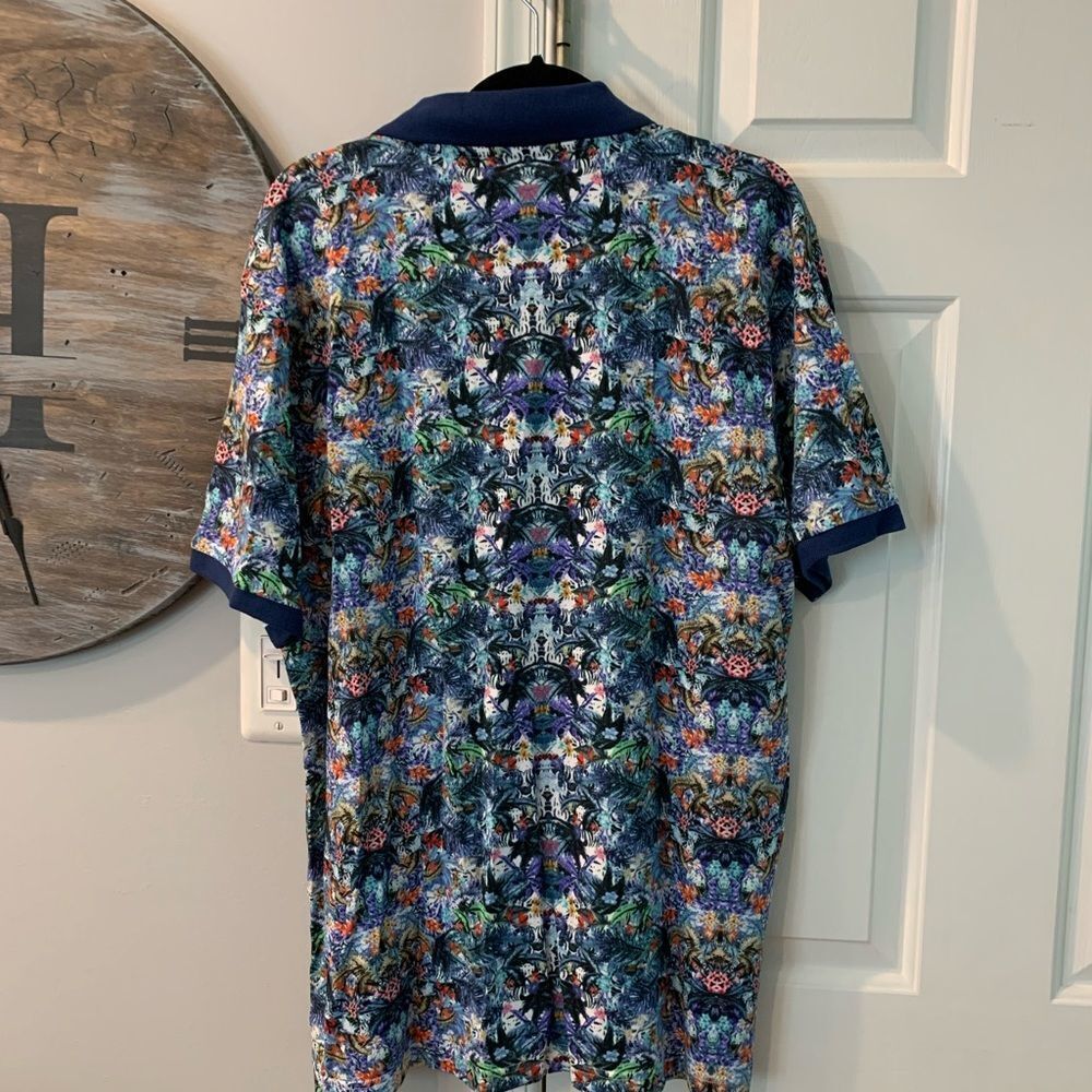 Charleston Threads Tropical Polo Shirt XL NWT - Picture 3 of 4